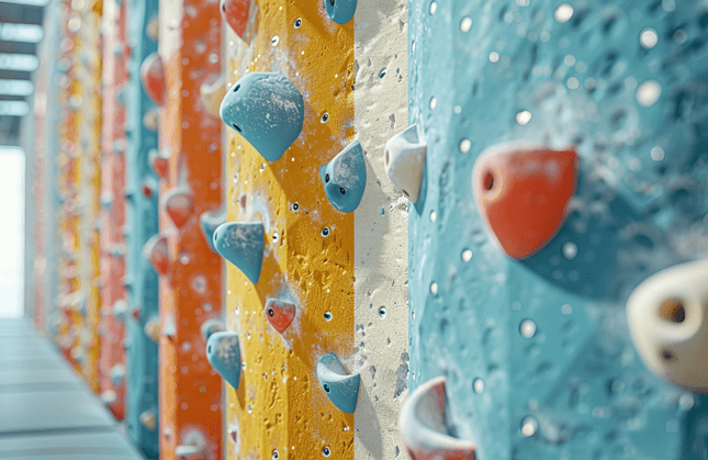 < font color="black"> WALL CLIMBING The Wall Climbing facility builds physical strength, coordination, and confidence. This adventurous activity helps students develop resilience, focus, and problem-solving skills while having fun.